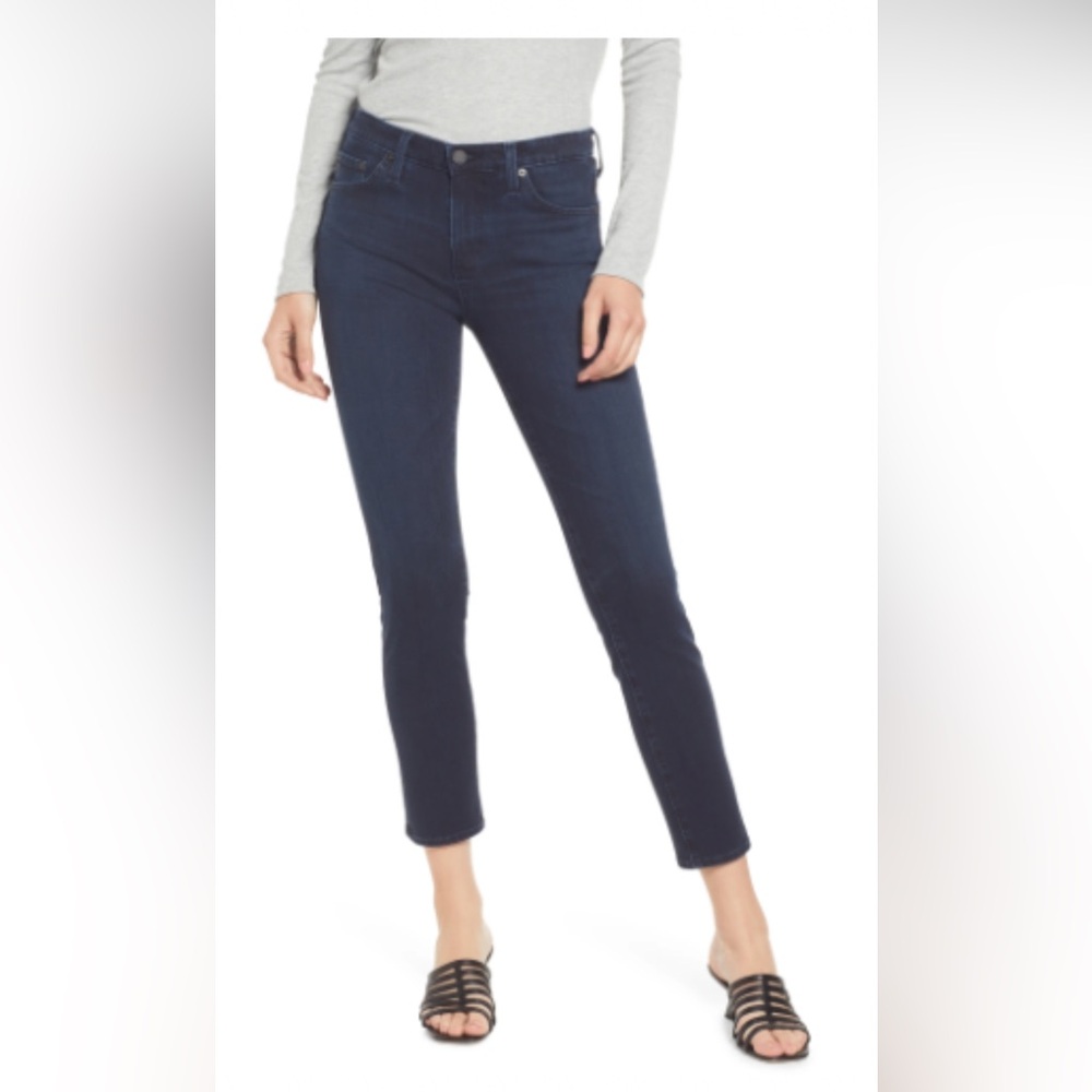 AG Adriano Goldschmied Dark Indigo Skinny Jeans Prima ankle